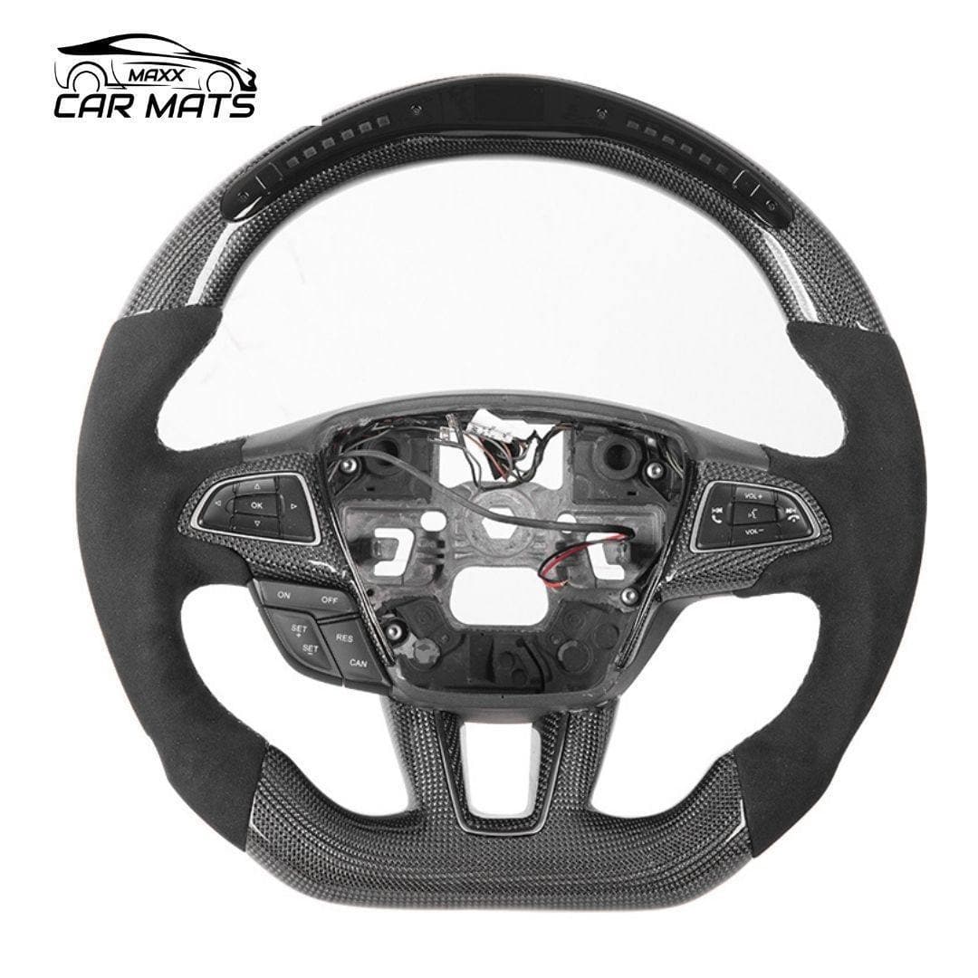 ford steering wheel, LED carbon fiber steering wheel, customize steering wheel