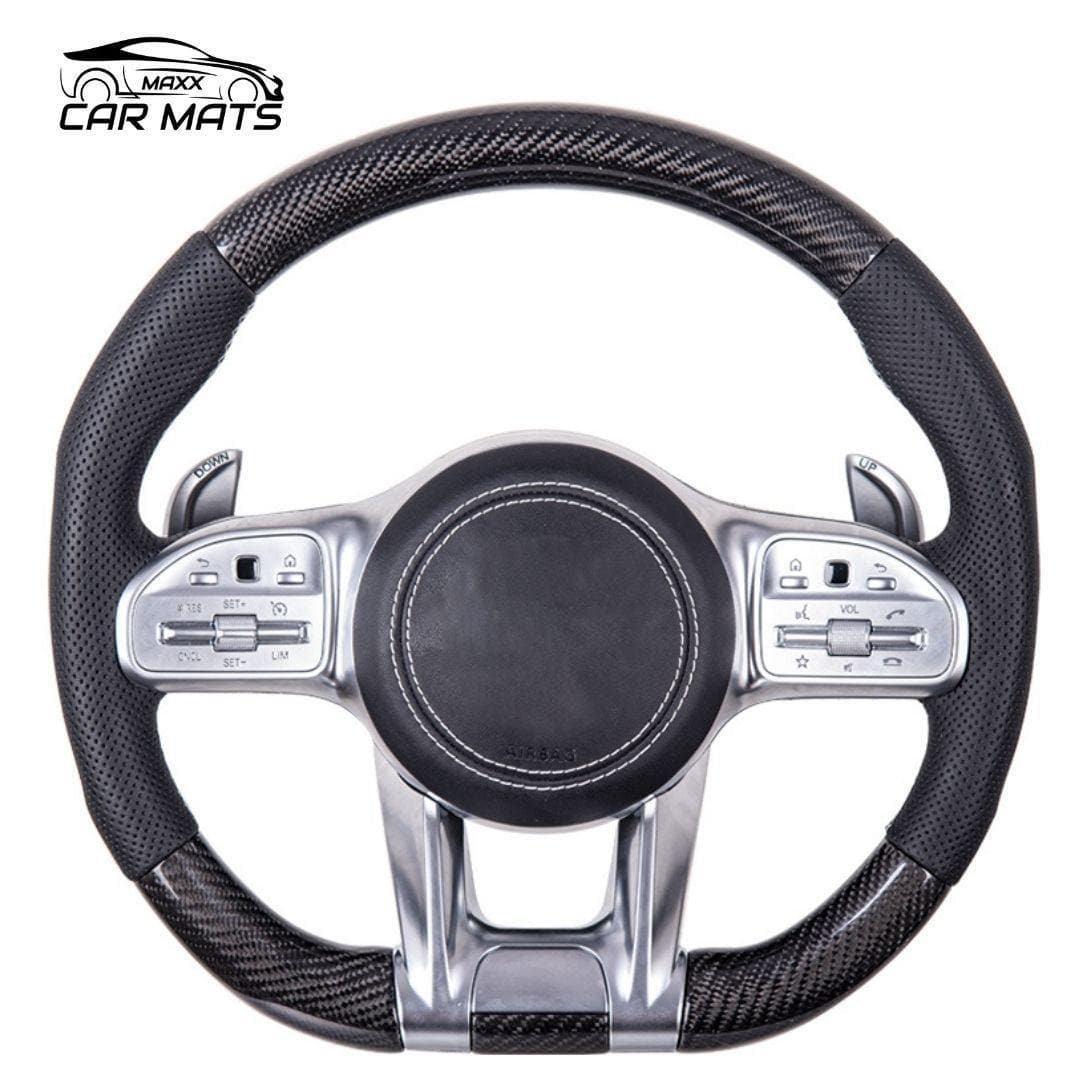 mercedes steering, carbon fiber steering wheel, customize steering wheel