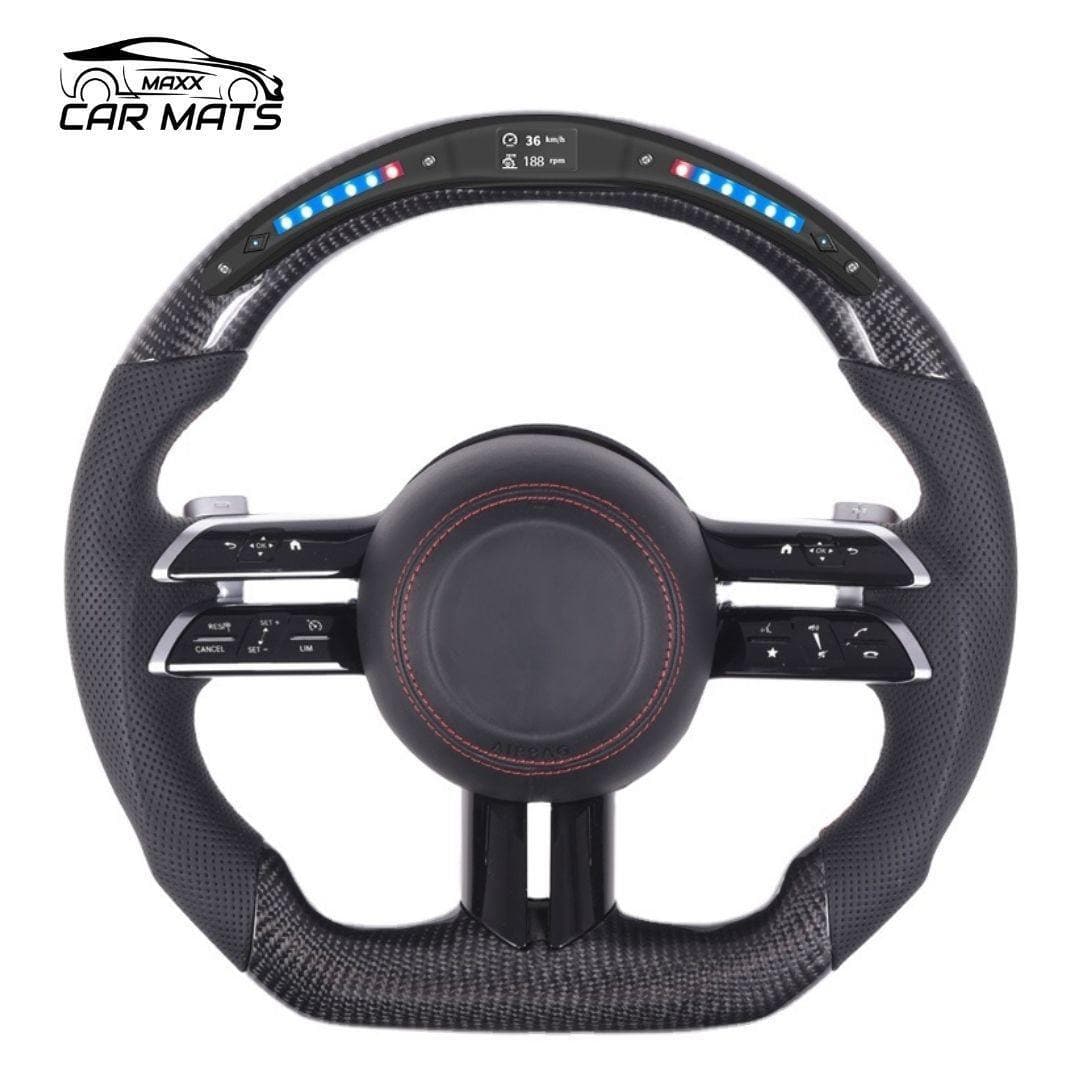 mercedes benz steering wheel, LED carbon fiber steering wheel, customize steering wheel