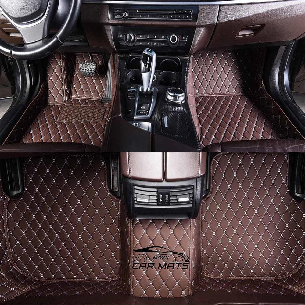 Luxury Dark Brown Car Mats | Dark Brown Car Floor Mats